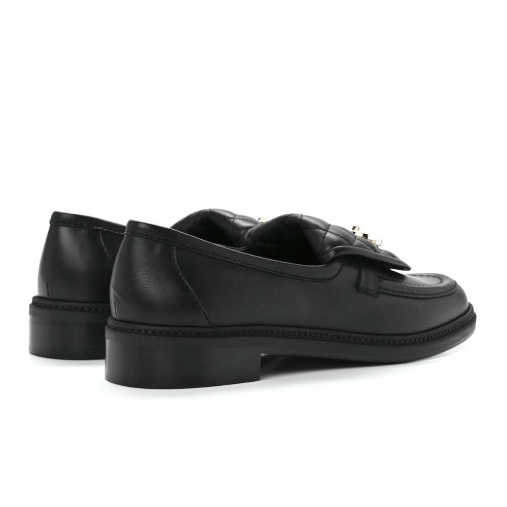 CHANEL Lambskin Quilted CC Turnlock Loafers 41 Black - Copva
