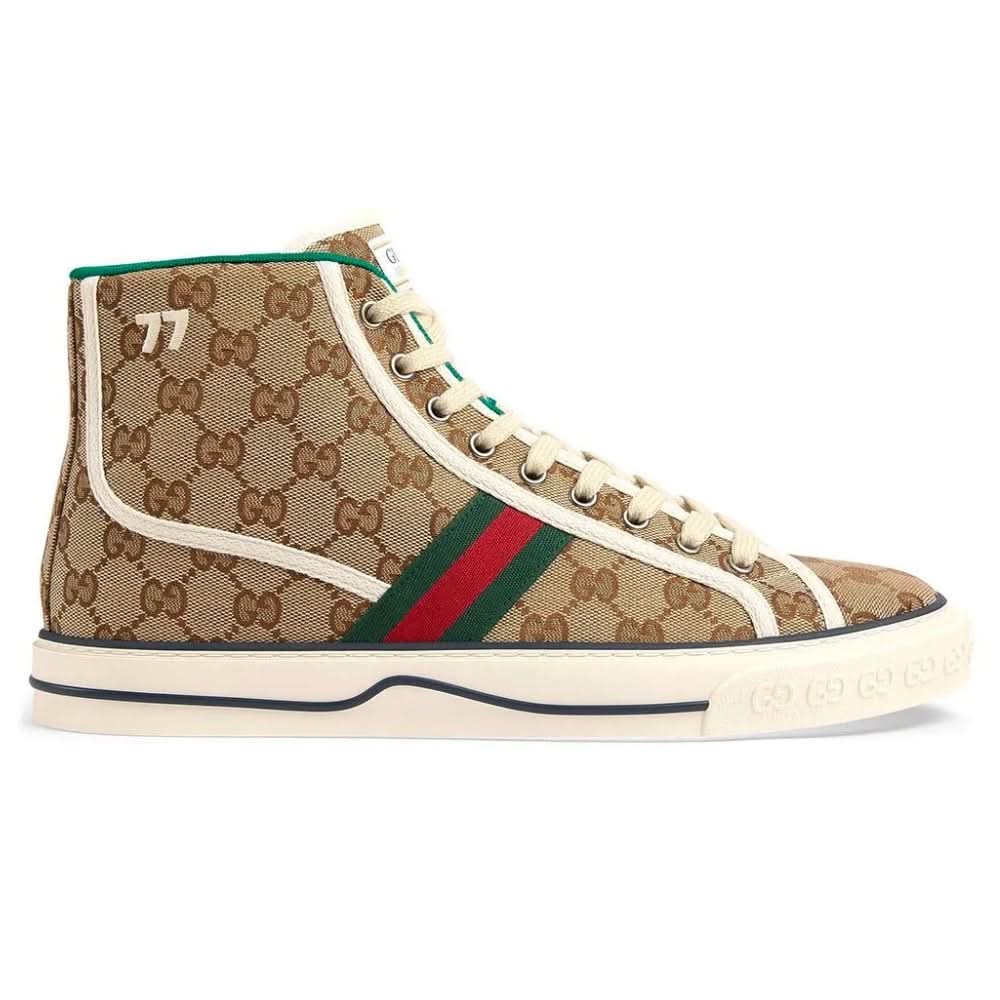 Gucci Tennis 1977 High 'Beige Ebony' - Copva