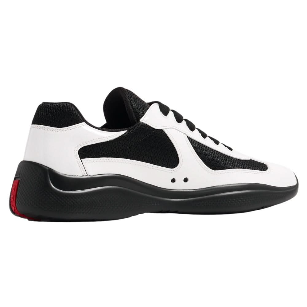 Prada  America's Cup Patent Leather "White / Black" - Copva