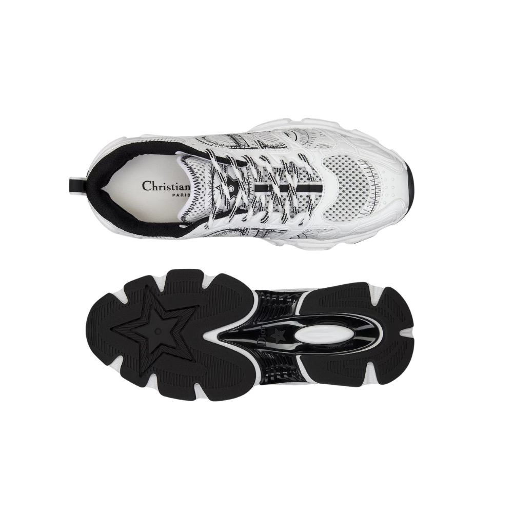 Dior Chrono Sneaker " White and Black "
