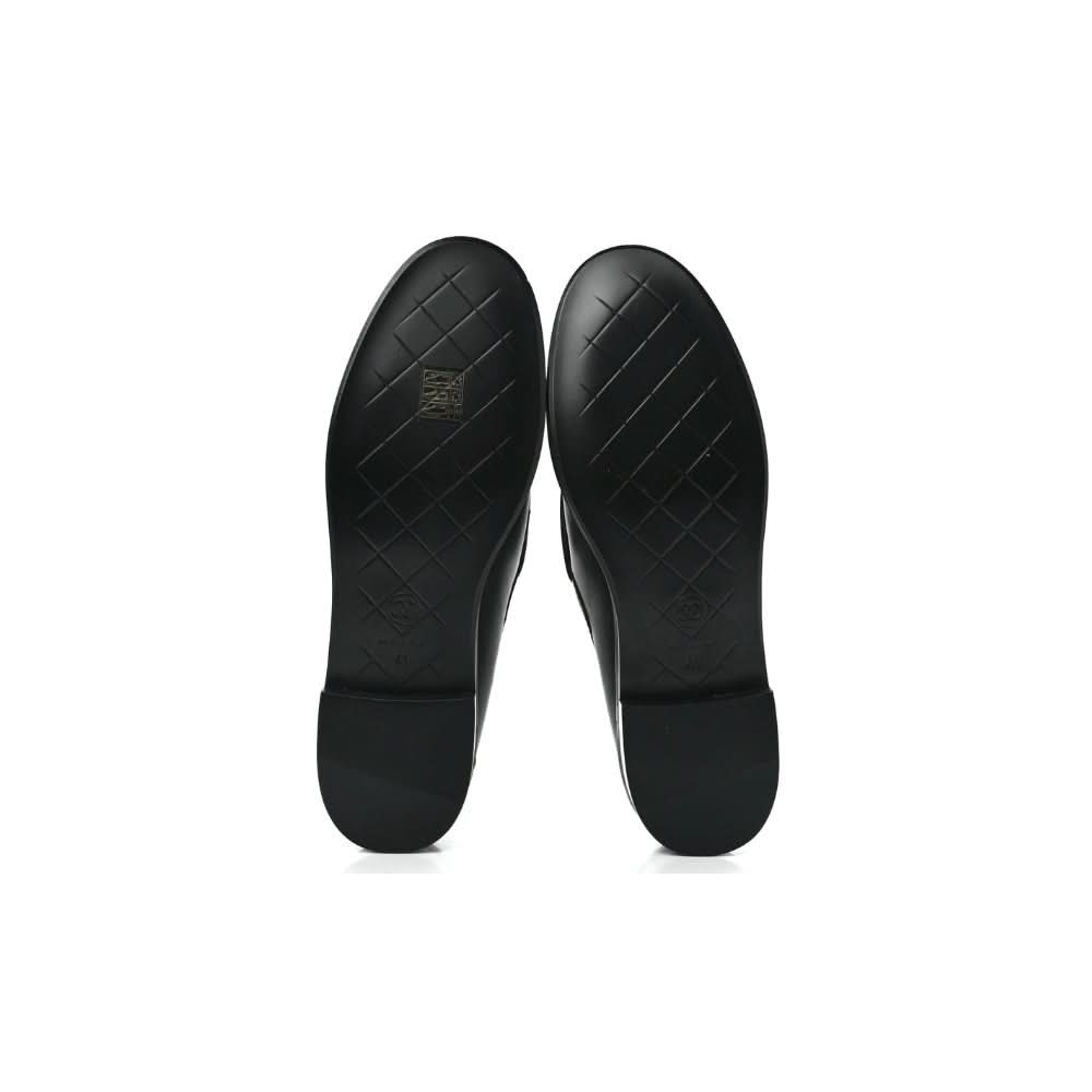 CHANEL Lambskin Quilted CC Turnlock Loafers 41 Black - Copva