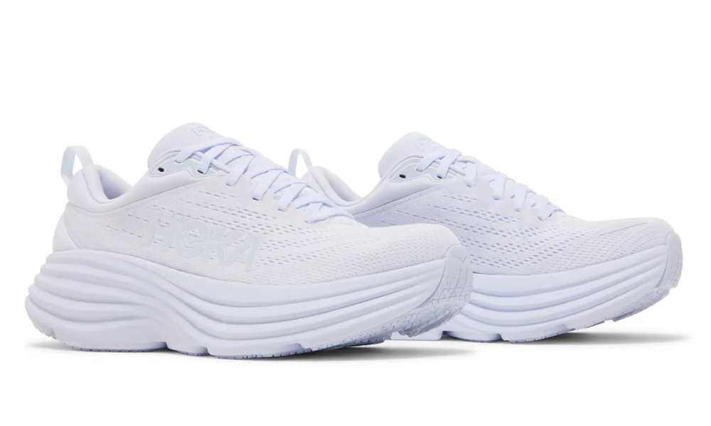 Hoka Bondi 8 'White'