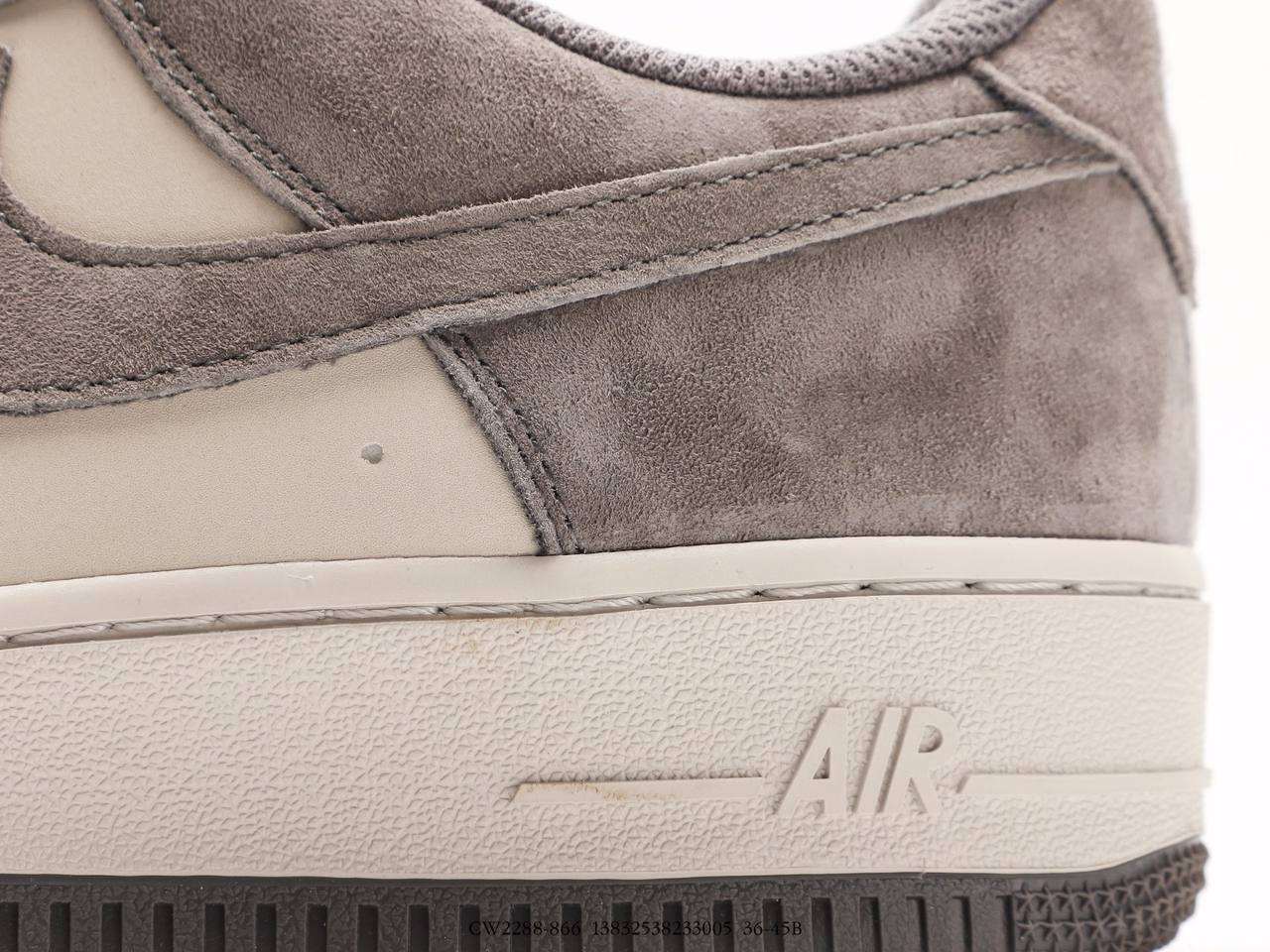 Af 1 Low "Black Carbonash Pigeon Gray"