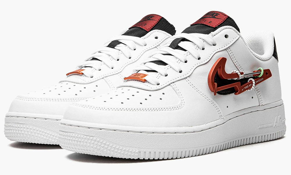 Af 1 Low "Carabiner Swoosh Red"