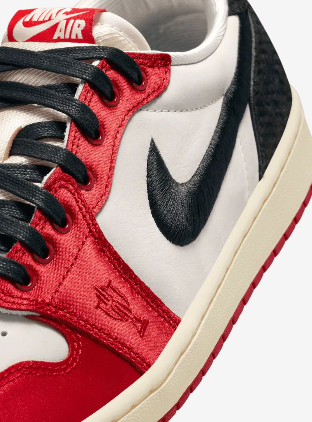 Aj 1 Low Og X Trophy Room 'sail And Varsity Red'