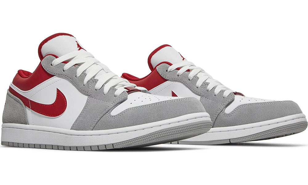 Aj 1 Low Se 'light Smoke Grey Gym Red'