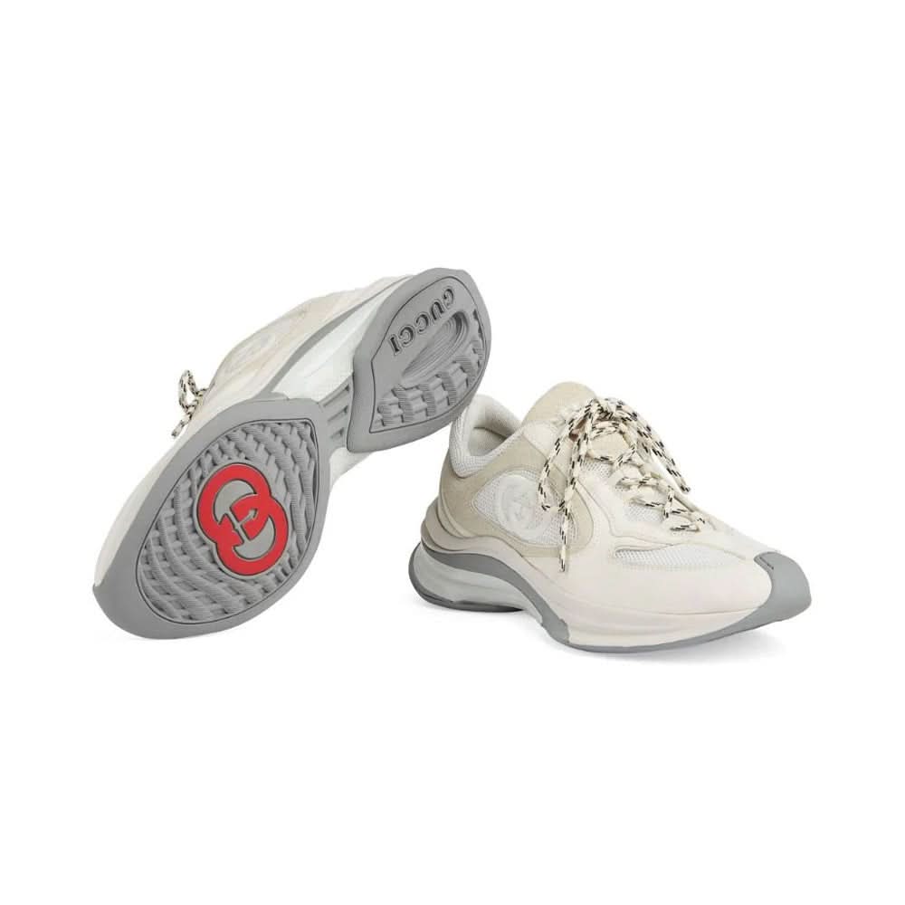 Gucci Wmns Run Sneaker 'White Suede' - Copva