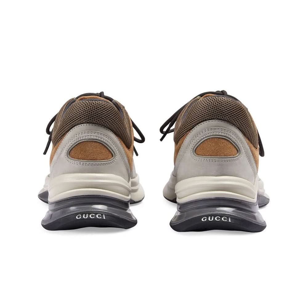 Gucci Run Sneaker 'Light Grey Brown' - Copva