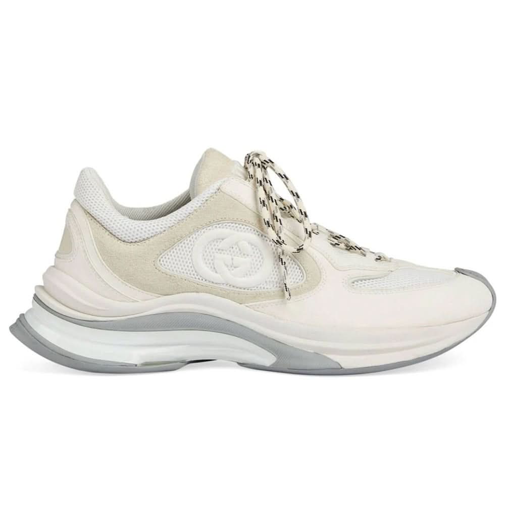 Gucci Wmns Run Sneaker 'White Suede' - Copva