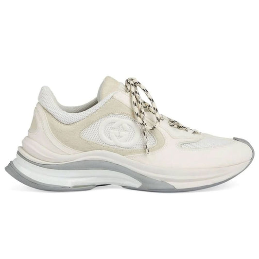 Gucci Wmns Run Sneaker 'White Suede' - Copva