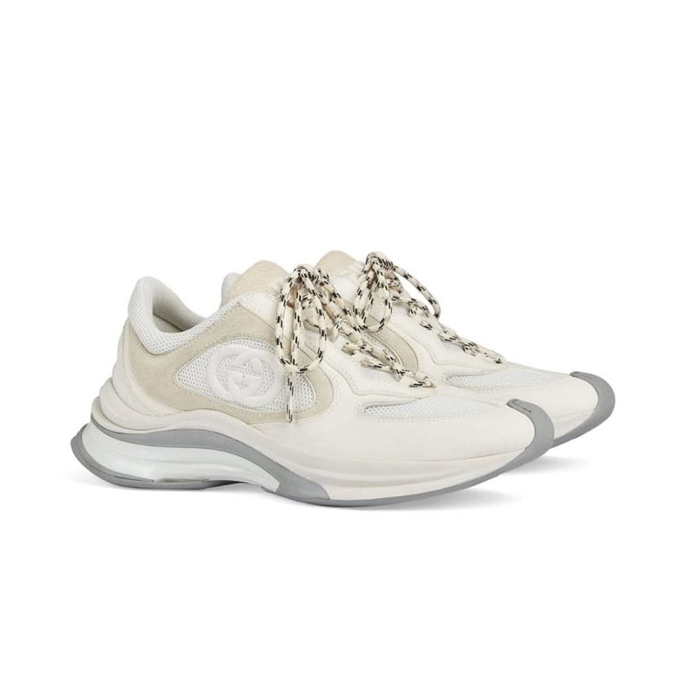 Gucci Wmns Run Sneaker 'White Suede' - Copva
