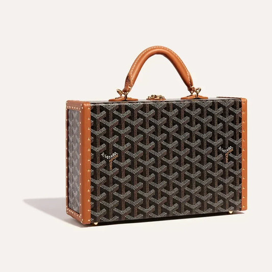 Goyrd Grand Hôtel Trunk Bag Black & Tan