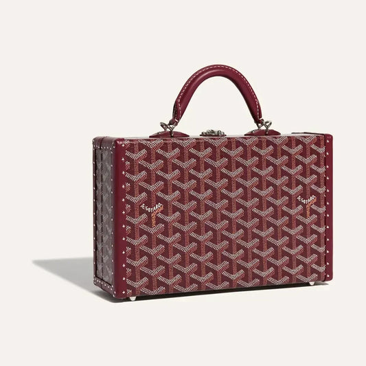 Goyrd Grand Hôtel Trunk Bag Burgundy