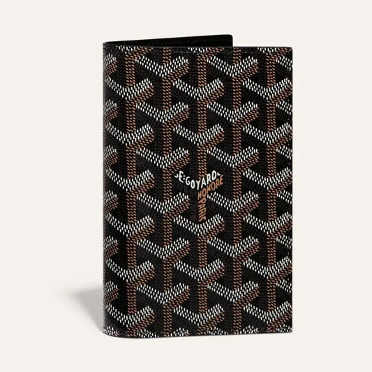 Goyrd Grenelle Passport Cover Black