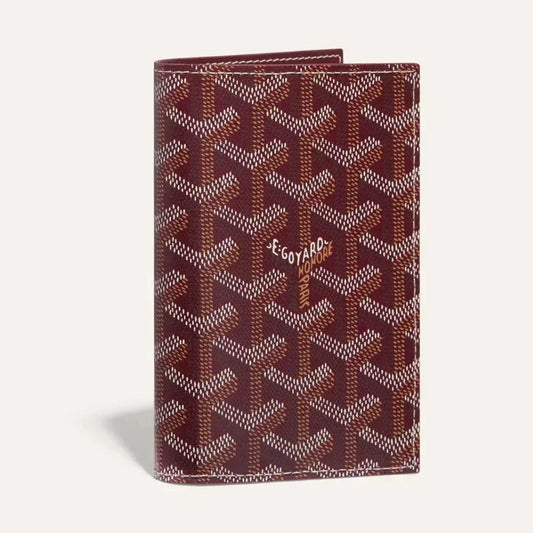Goyrd Grenelle Passport Cover Burgundy