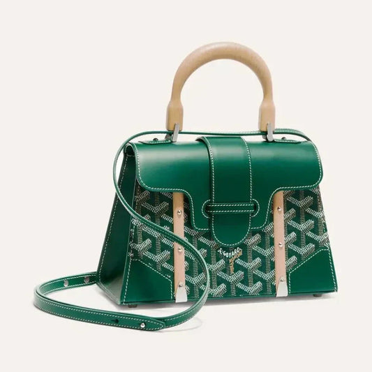 Goyrd Saïgon Structuré Mini Bag Green