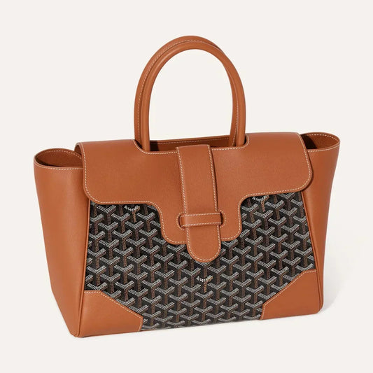 Goyrd Saïgon Tote Bag Black & Tan