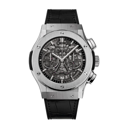 Hblot 525.nx.0170.lr – Classic Fusion Aerofusion Titanium Automatic Skeleton Dial Men’s Watch