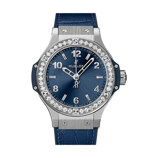 Hblot Big Bang Steel Blue Diamonds