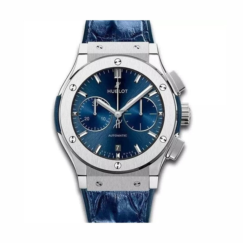 Hblot Classic Fusion Chronograph Titanium Blue 521.nx.7170.lr