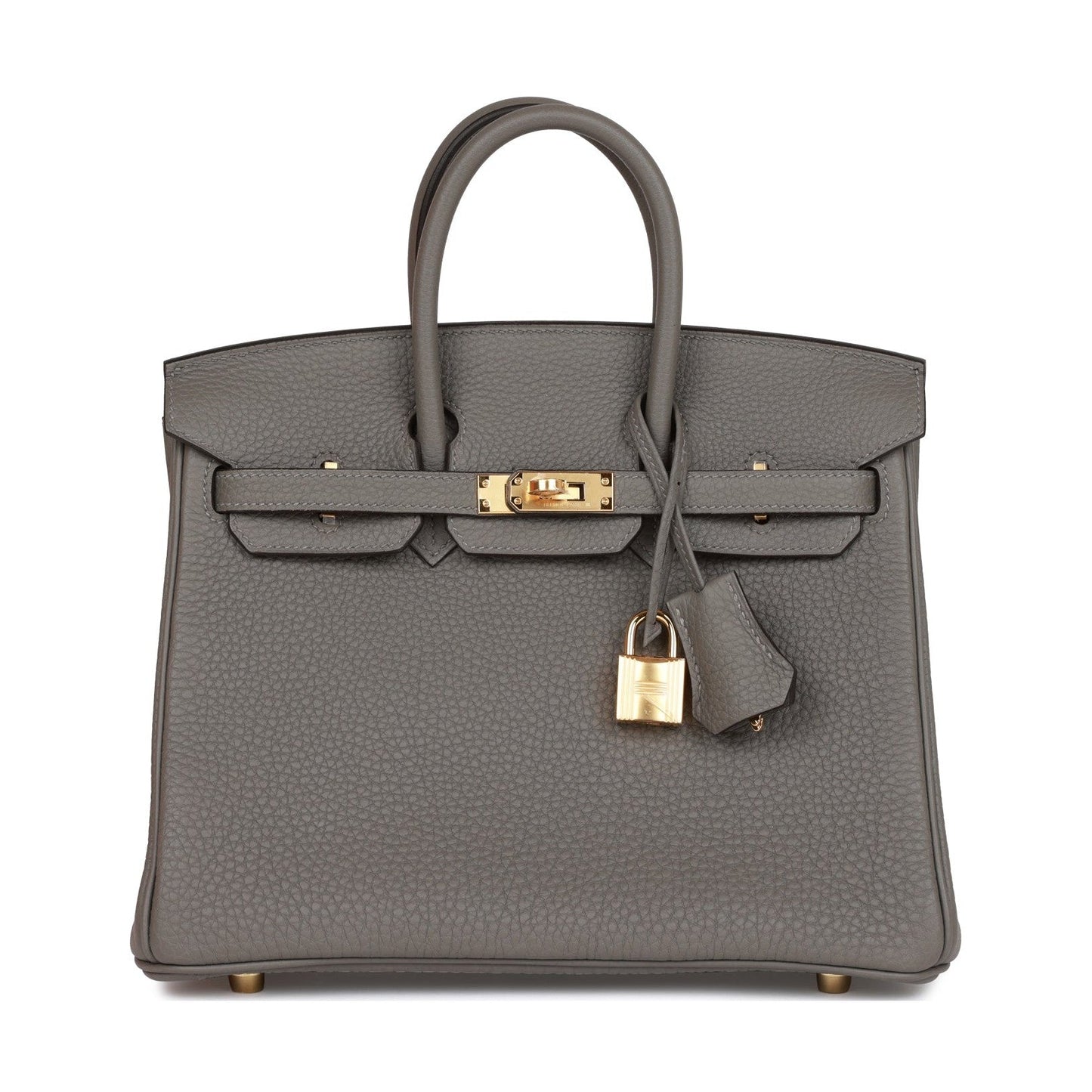 Herms Birkin 25 Gris Meyer Togo Gold Hardware