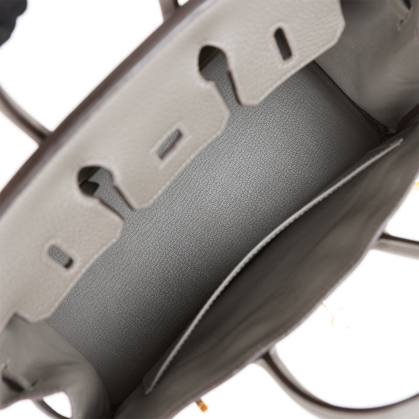 Herms Birkin 25 Gris Meyer Togo Gold Hardware