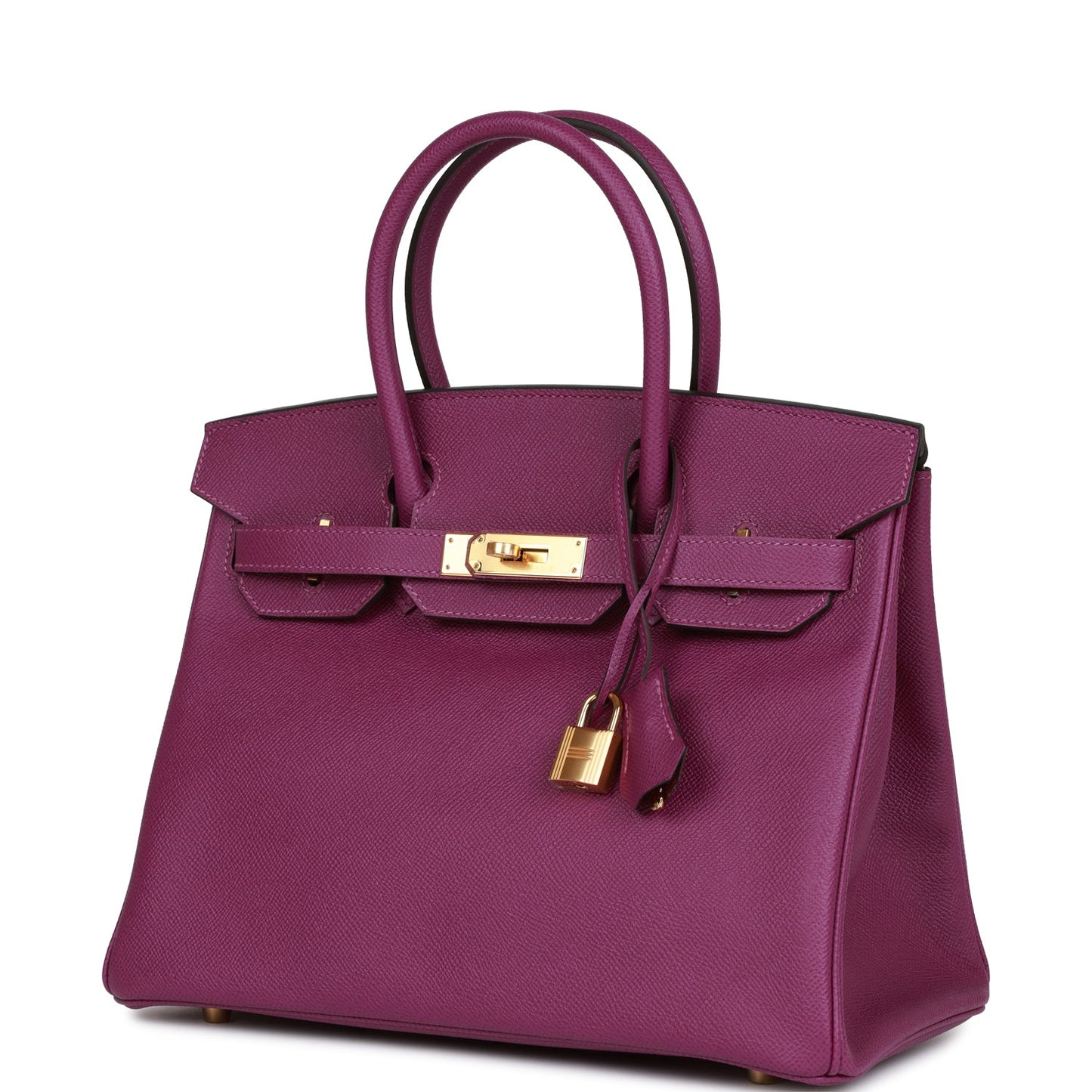 Herms Birkin 30 Anemone Epsom Gold Hardware
