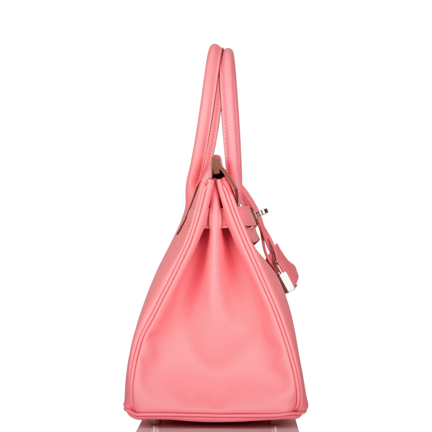 Herms Birkin 30 Rose Confetti Epsom Palladium Hardware