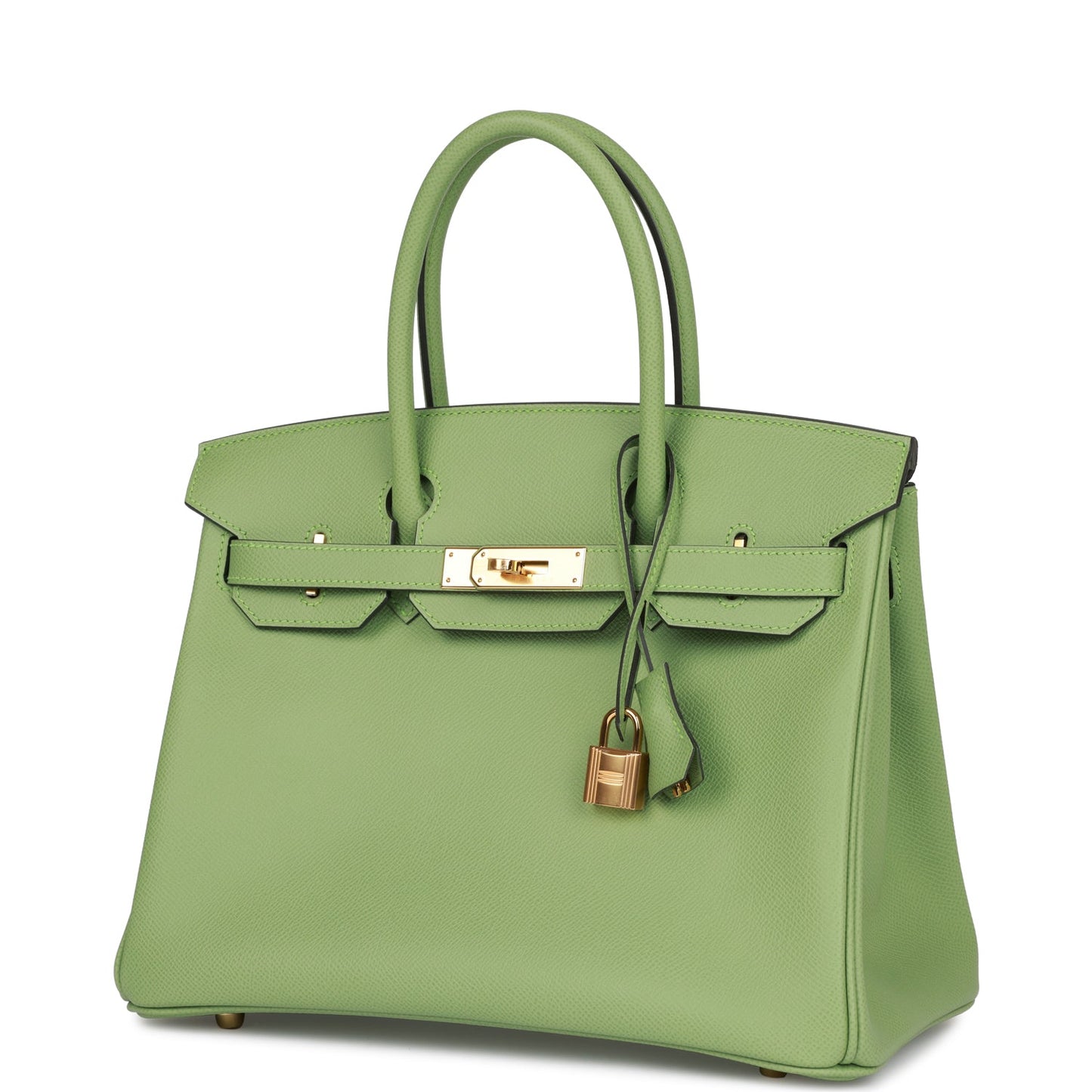 Herms Birkin 30 Vert Criquet Epsom Gold Hardware