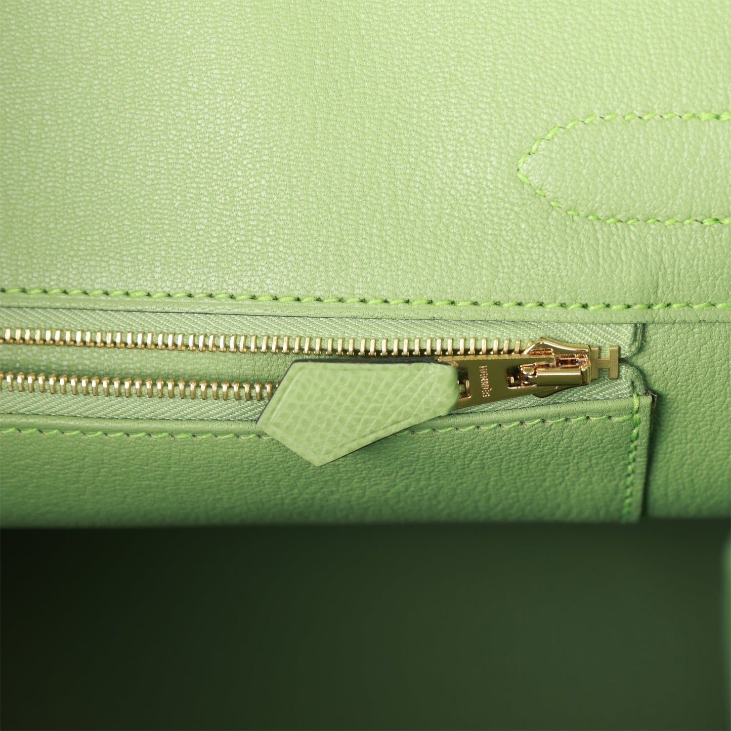 Herms Birkin 30 Vert Criquet Epsom Gold Hardware