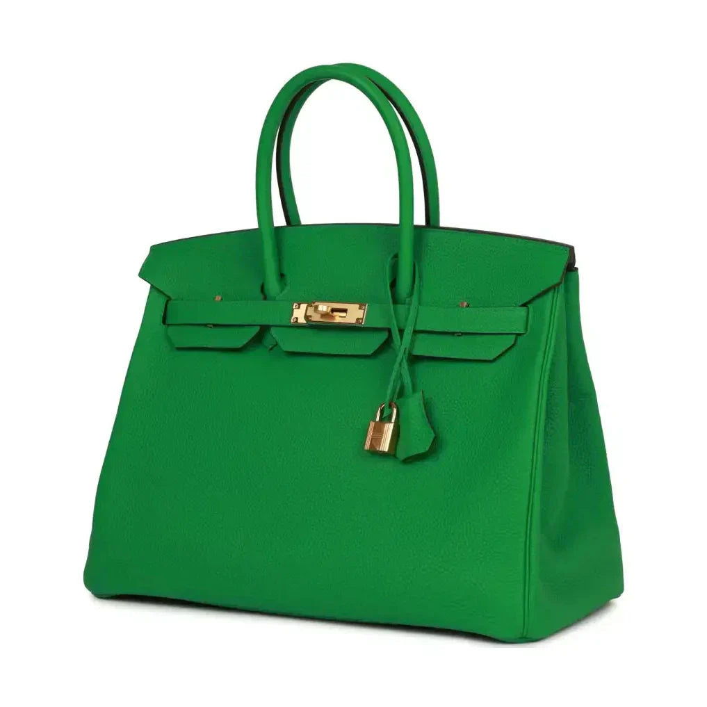 Herms Birkin 35 Bamboo Togo Gold Hardware