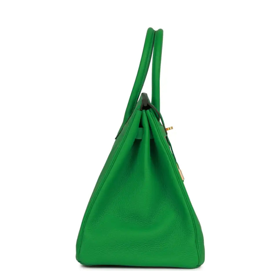 Herms Birkin 35 Bamboo Togo Gold Hardware