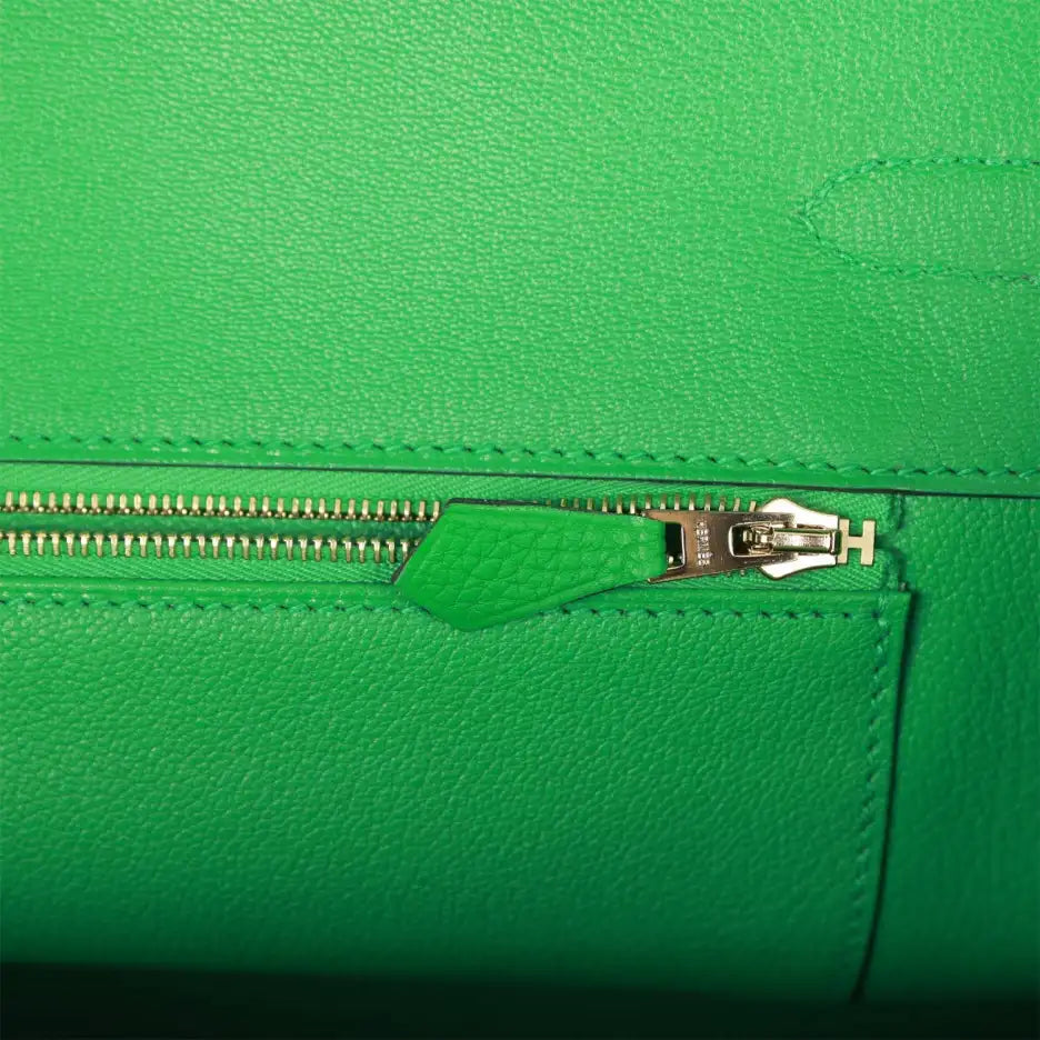 Herms Birkin 35 Bamboo Togo Gold Hardware