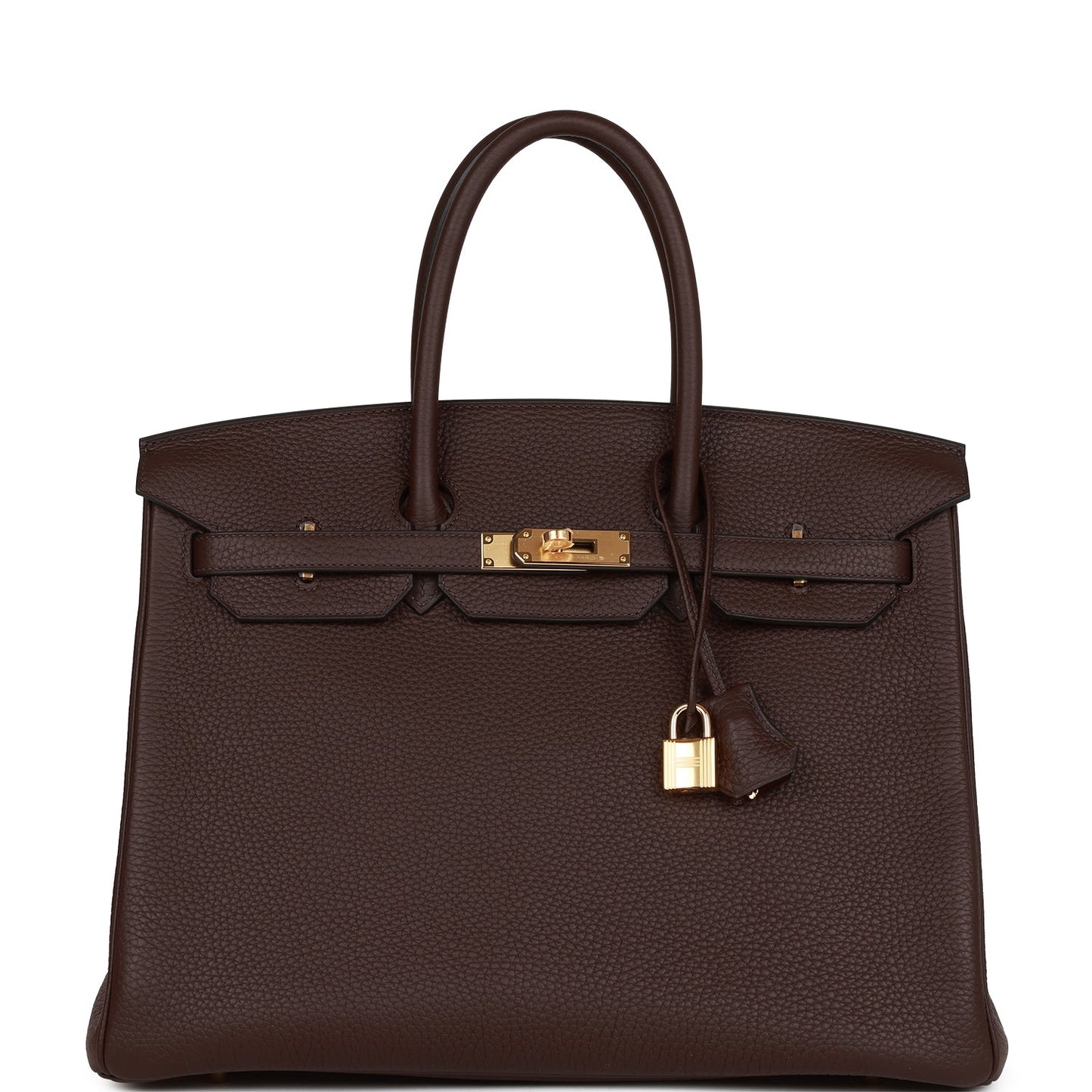 Herms Birkin 35 Rouge Sellier Clemence Gold Hardware