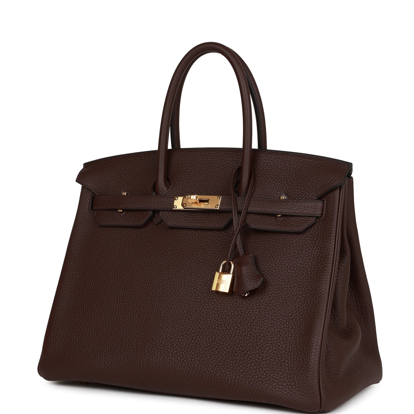Herms Birkin 35 Rouge Sellier Clemence Gold Hardware