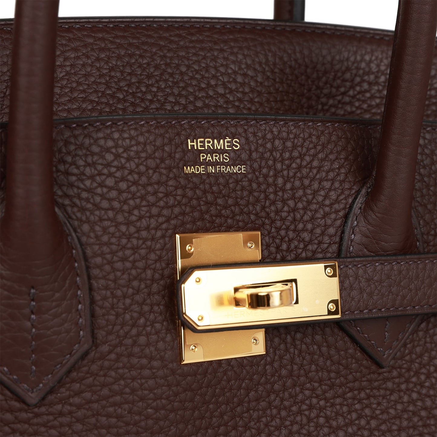 Herms Birkin 35 Rouge Sellier Clemence Gold Hardware