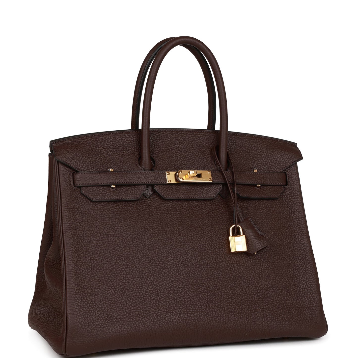 Herms Birkin 35 Rouge Sellier Clemence Gold Hardware
