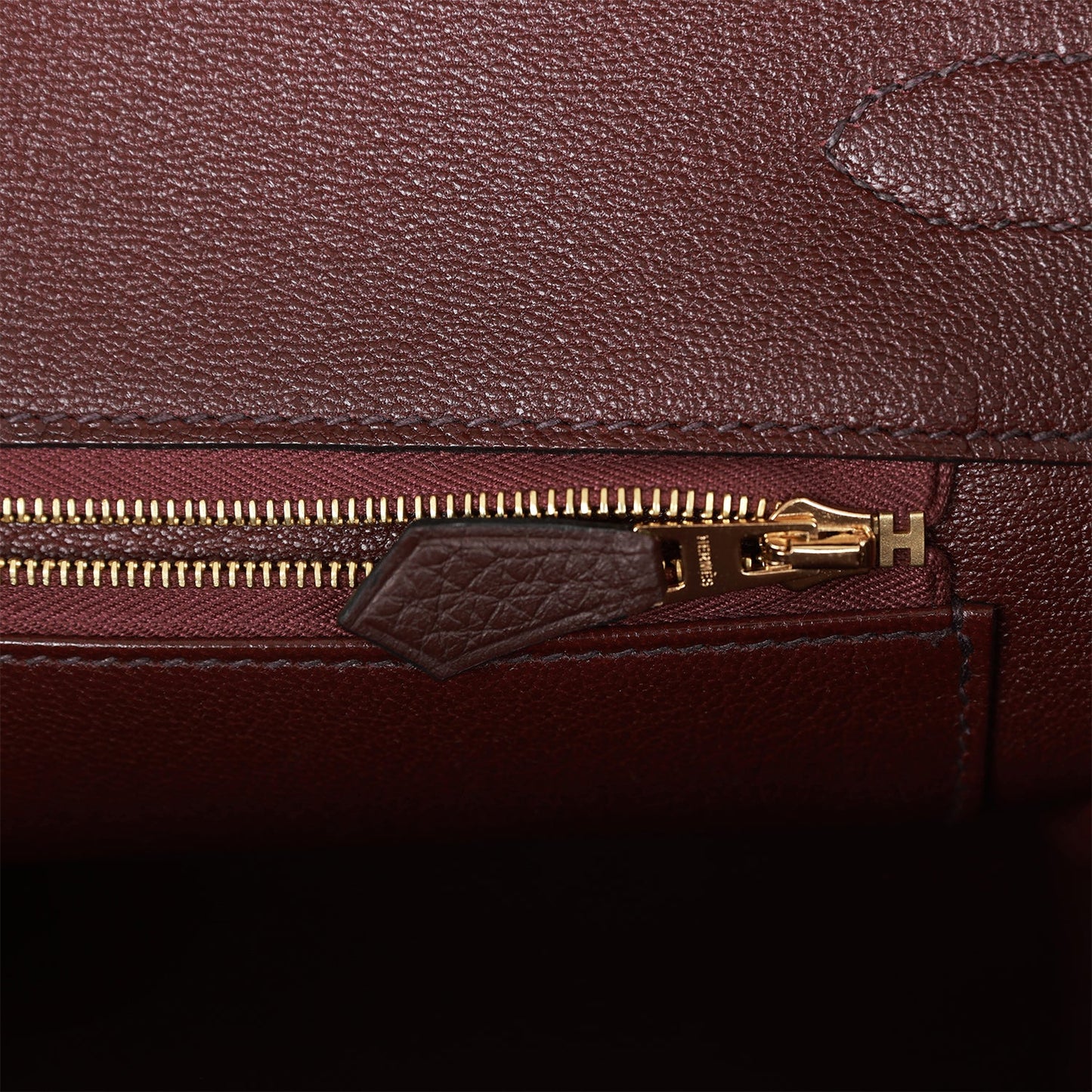 Herms Birkin 35 Rouge Sellier Clemence Gold Hardware