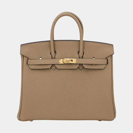 Herms Birkin Bag 25 Beige
