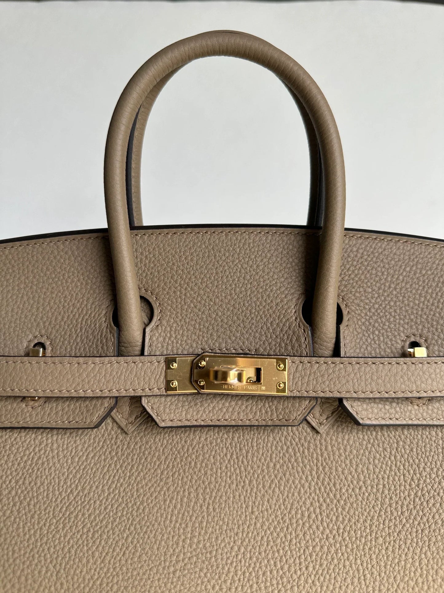 Herms Birkin Bag 25 Beige