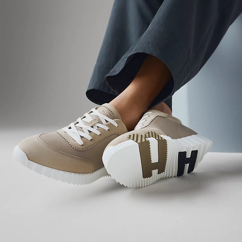 Herms Bouncing Sneaker Beige