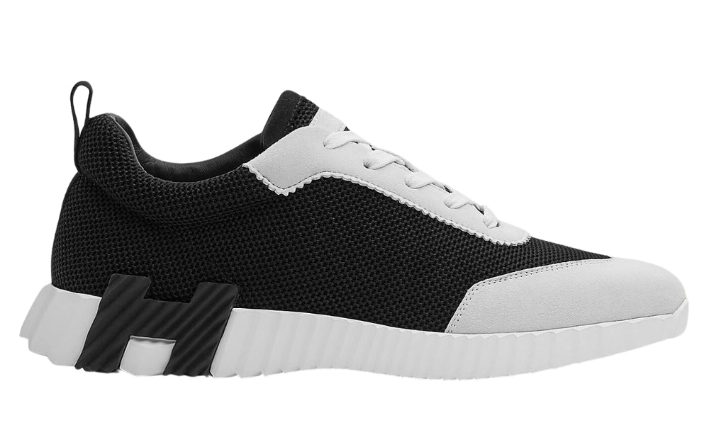 Herms Bouncing Sneaker "Black White"