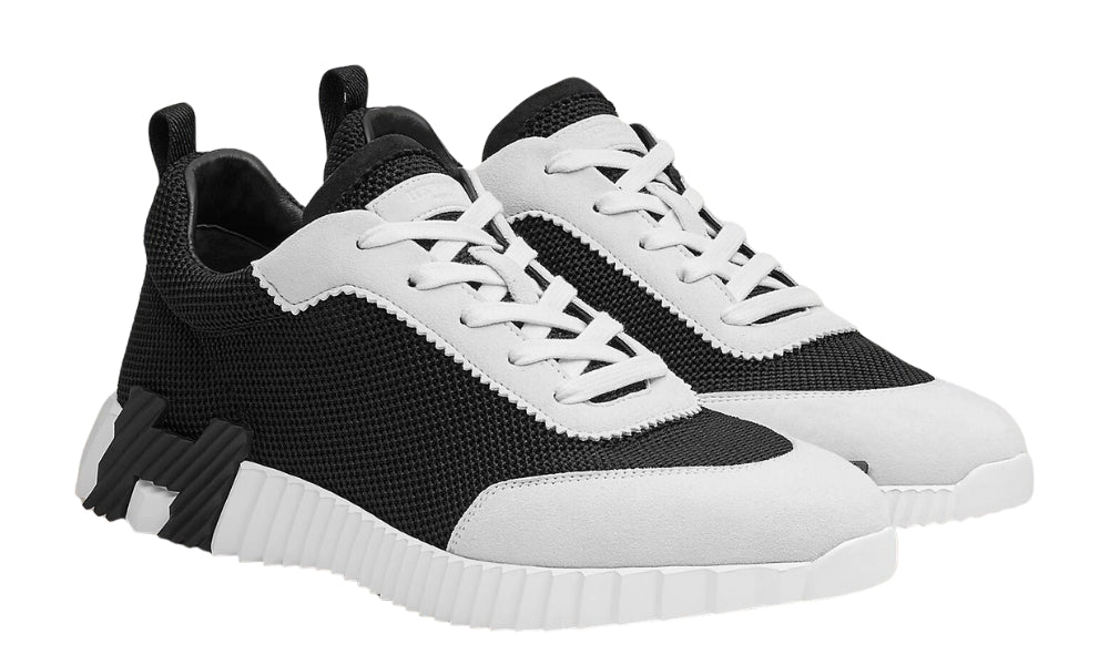 Herms Bouncing Sneaker "Black White"