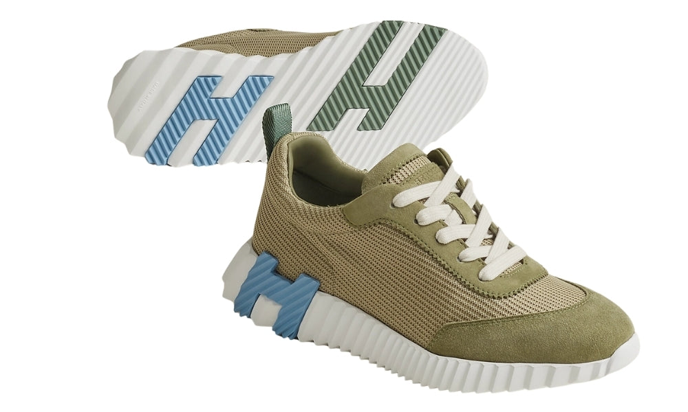 Herms Bouncing Sneakers "Celadon Green"