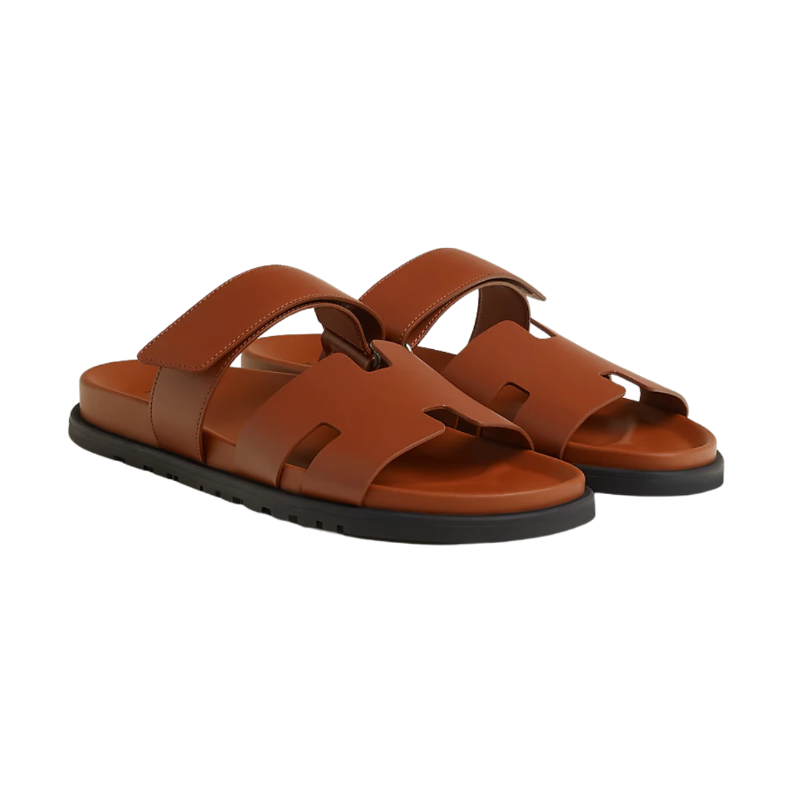 Herms Chypre Sandal "Golden Brown"