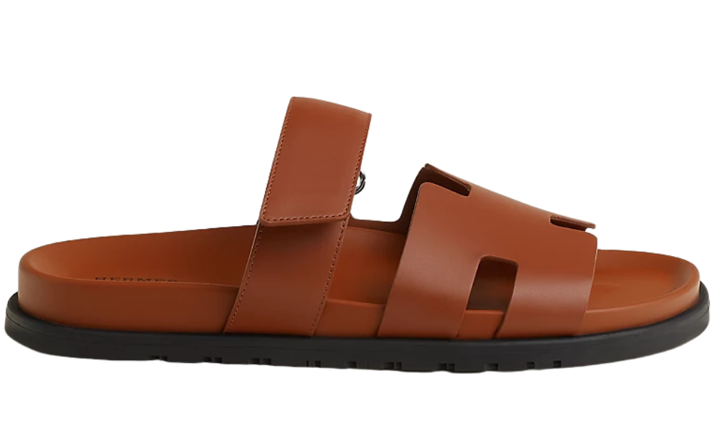 Herms Chypre Sandal "Golden Brown"