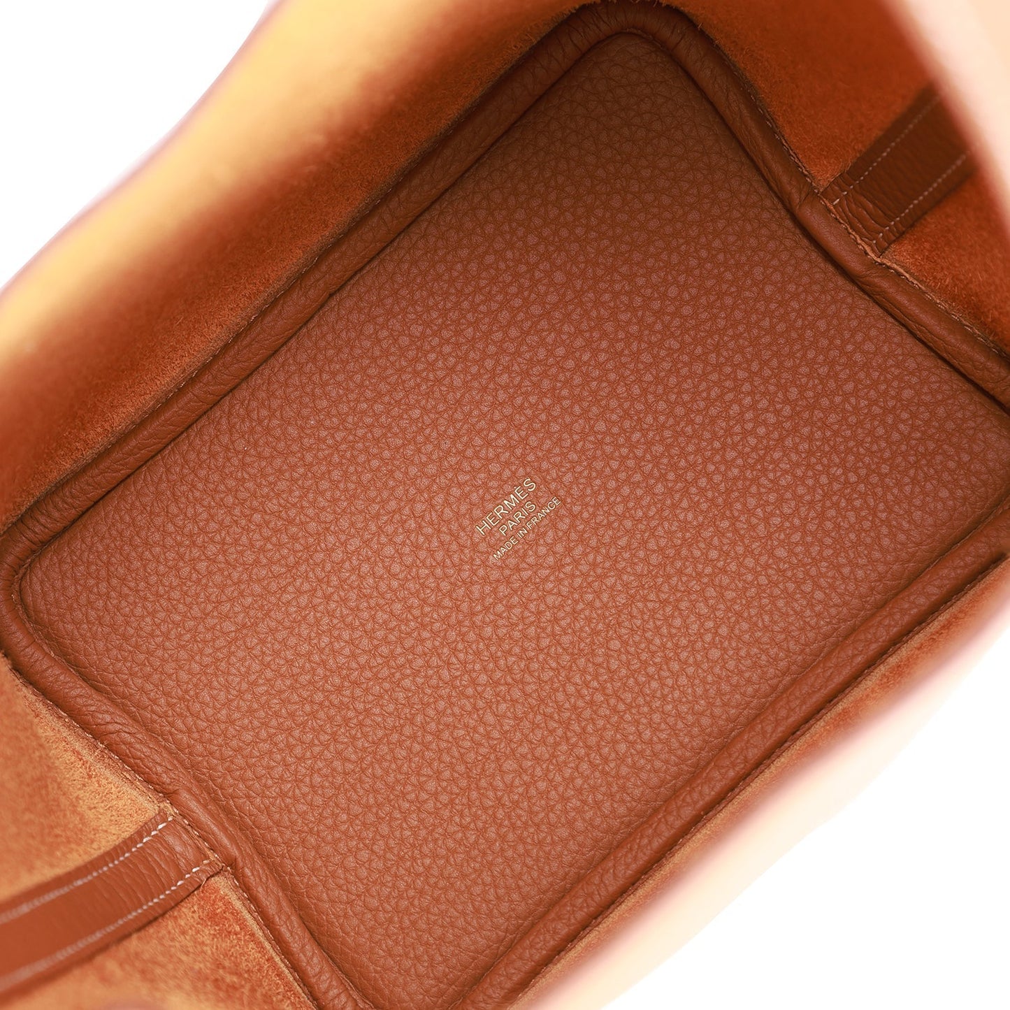 Herms Eclat Picotin Lock 18 Gold Clemence Gold Hardware