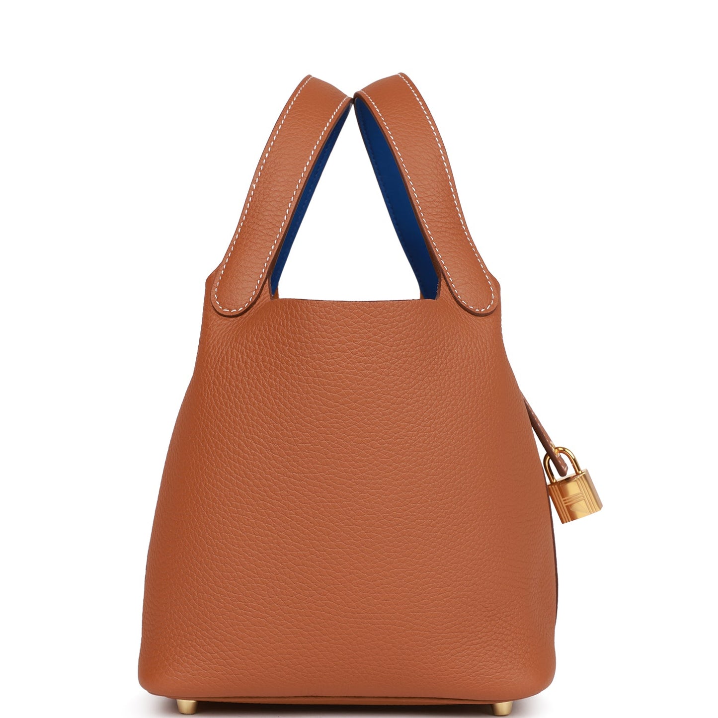 Herms Eclat Picotin Lock 18 Gold Clemence Gold Hardware