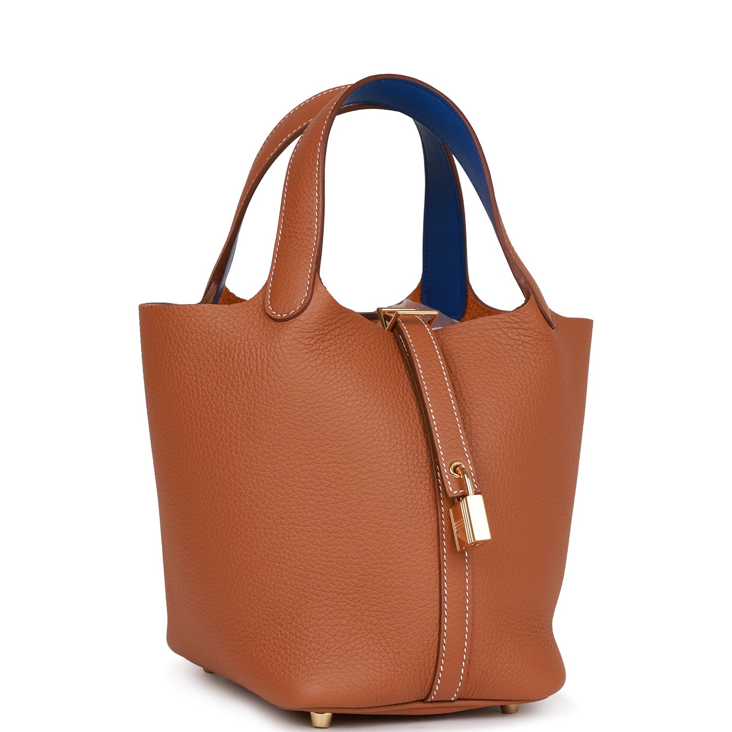 Herms Eclat Picotin Lock 18 Gold Clemence Gold Hardware