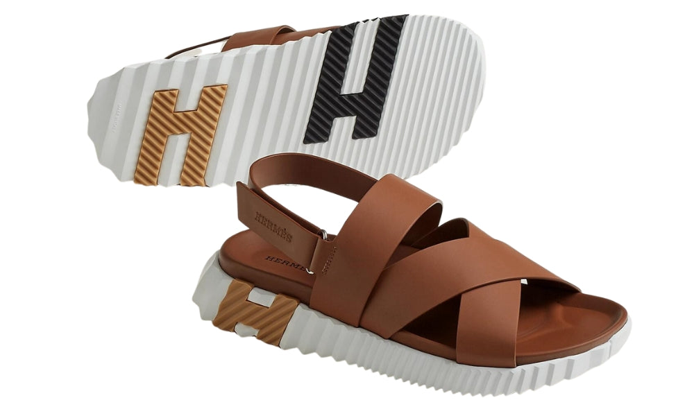 Herms Electric Sandal "Gold"